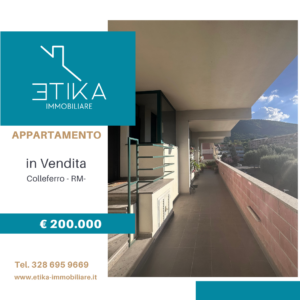 Colleferro – Piazza Gaucci: Luminoso appartamento con ingresso indipendente e box auto V191026